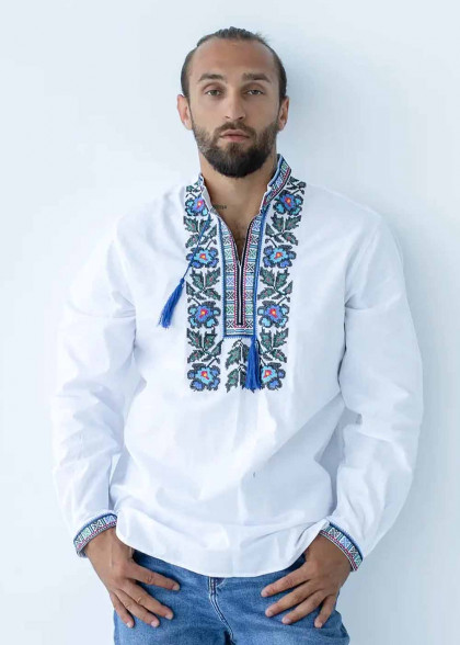 Embroidered shirt men's Borshchevka