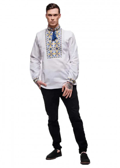 Мужская вышиванка Лилии