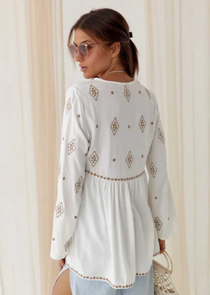 Женская вышитая блуза Роксолана