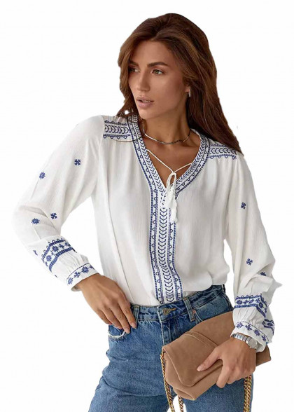 Women's embroidered blouse Arina