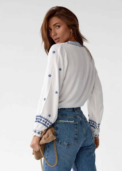 Women's embroidered blouse Arina