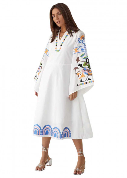 Вышитое платье Мелани