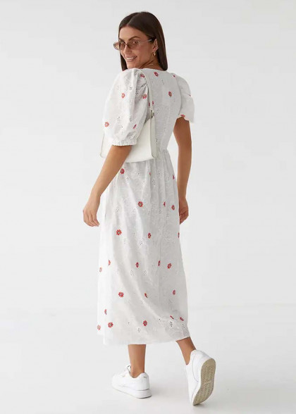Embroidered women's dress Tenderness
