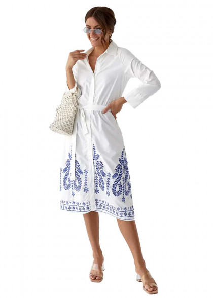 Женское вышитое платье Орияна