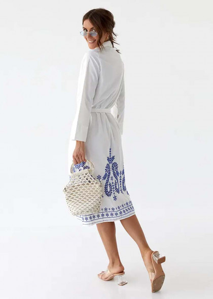 Женское вышитое платье Орияна