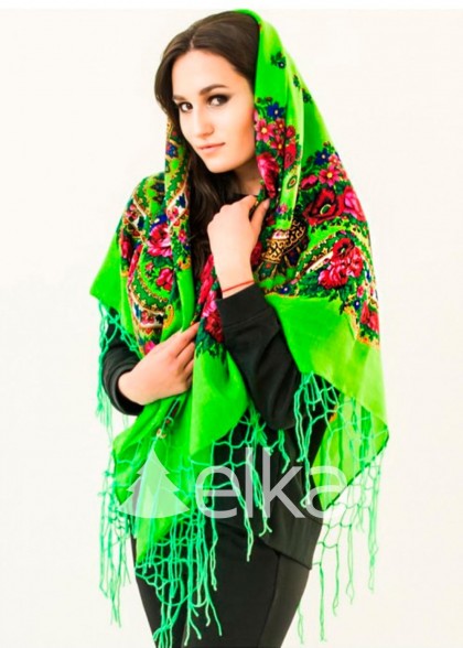 Хустка українська салатова