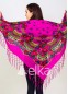 Платок украинский розовый, 400109