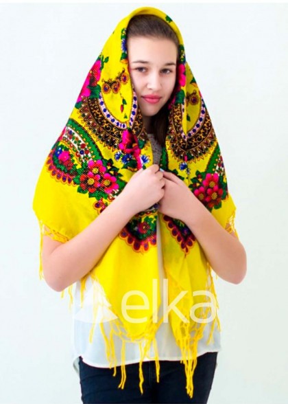 Хустка українська жовта