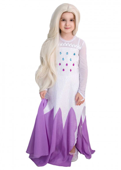 Дитячий костюм Ельзи білий