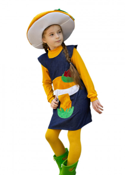 Костюм гриб Боровик для девочки