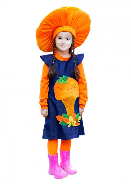 Костюм Гриба Лисички для девочки