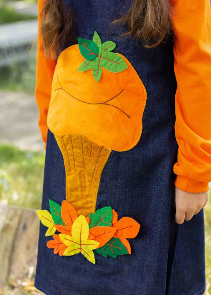 Костюм Гриба Лисички для девочки