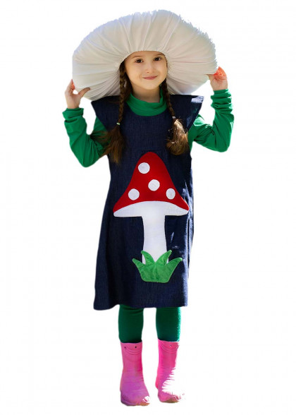 Костюм гриб Мухомор для девочки