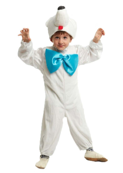 Ведмедик білий костюм