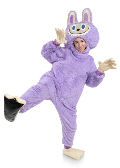 Лабубу костюм фіолетовий