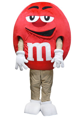 Красный M&Ms ростовой