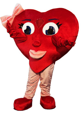 Большое сердце ростовая кукла