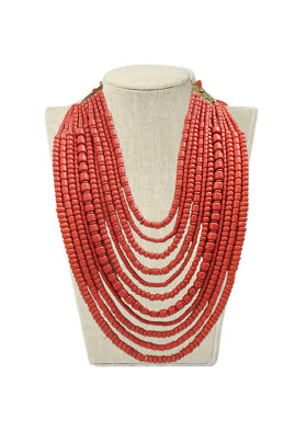 Ожерелье керамическое