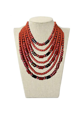Ожерелье украинское красное