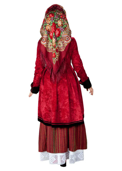 Український народний костюм червоний