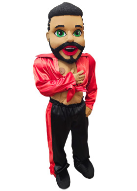 Стриптизер красный Ростовая кукла 