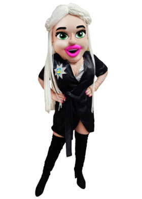 Кукла Стриптизерша полицейская