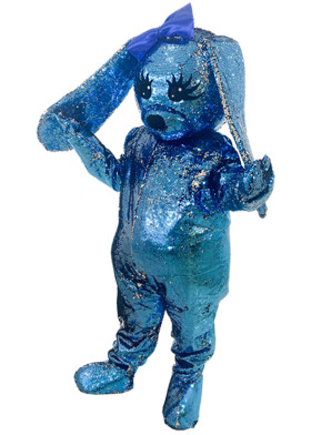 Ростовой костюм Зайка Блестящая