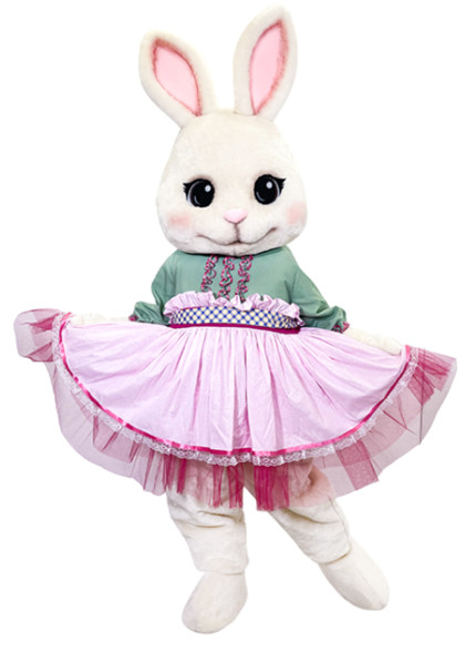 Bunny Marshmallow mascot