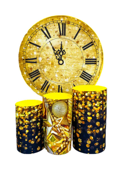 Фотозона Новорічний Годинник