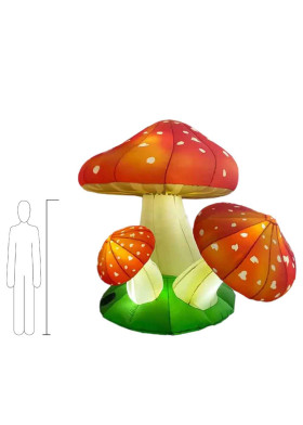 Грибница надувная декорация