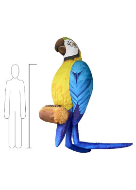 Надувной попугай декорация