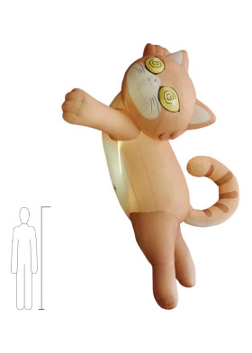 Летающая кошка декорация