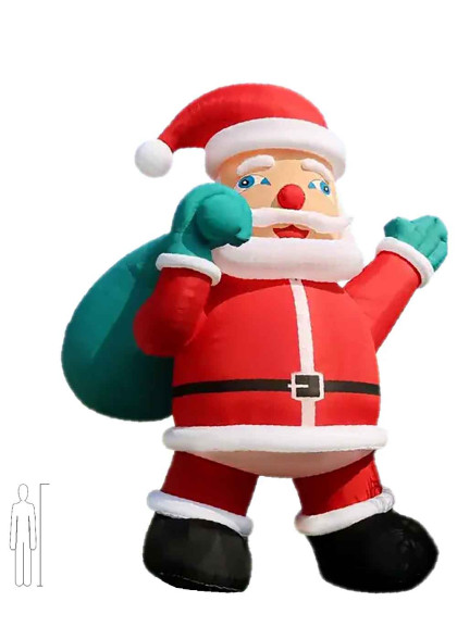 Величезний надувний Санта 