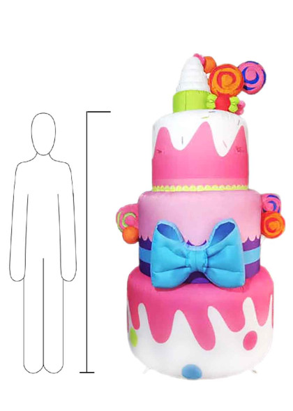 Святковий торт надувний