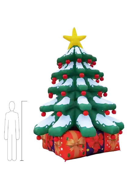 Новорічна ялинка надувна