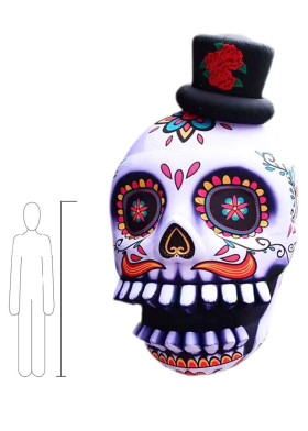 Череп надувная декорация