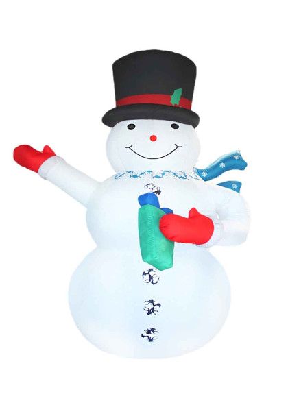 Сніговик надувний декор