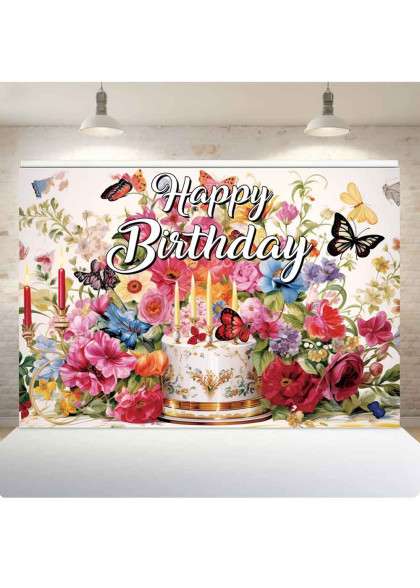 Плакат для фотозони Birthday