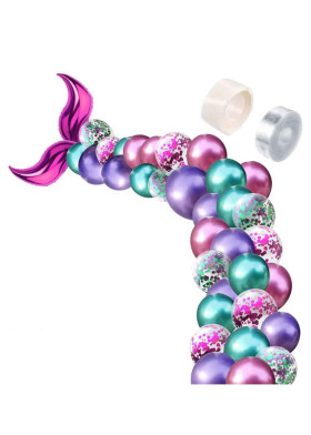 Хвост русалочки набор шаров