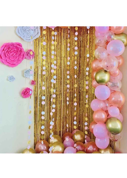 Банер блискучі стрічки