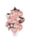 Розовые звезды набор шаров, A1102