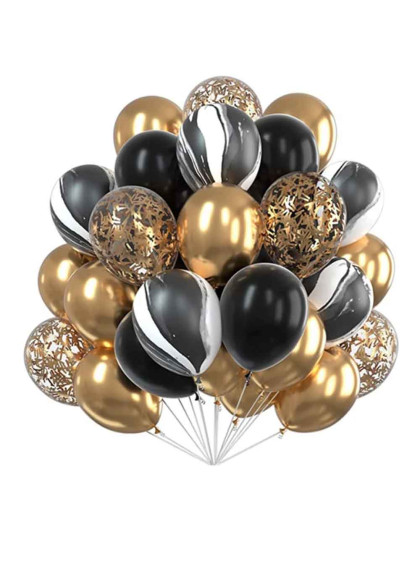 Чорно-золоті кульки
