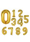 Воздушный шарик Цифра золото, A1123