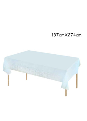 Скатерть Голубая праздничная