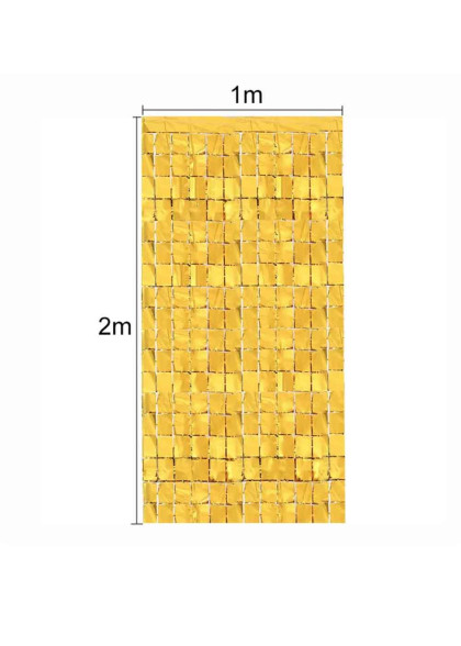 Штора прямокутник Золото