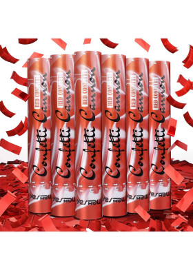 Красная блестящая хлопушка