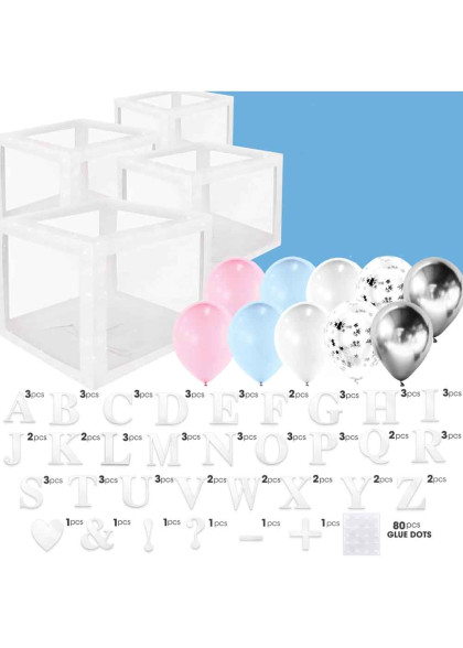 Срібло Куб для повітряних куль