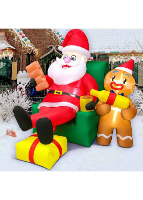 Рождественский надувной декор