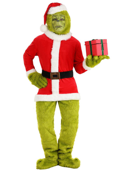 Костюм Санти Грінча дорослий