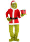 Костюм Санти Грінча дорослий, HC1035, розміри S, M, L, XL